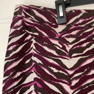 Animal print skirt